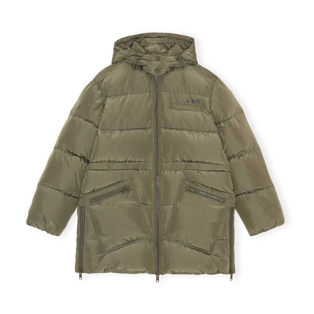 GANNI Oversized Puffer Midi Jacket XXS/XS